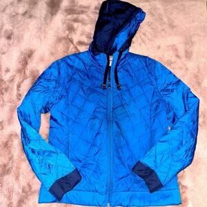 Royal Blue Puffer Jacket by Time Option size Large